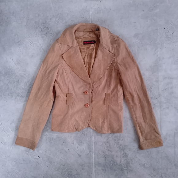 Vintage Jackets & Blazers - Vintage Leather Blazer Jacket